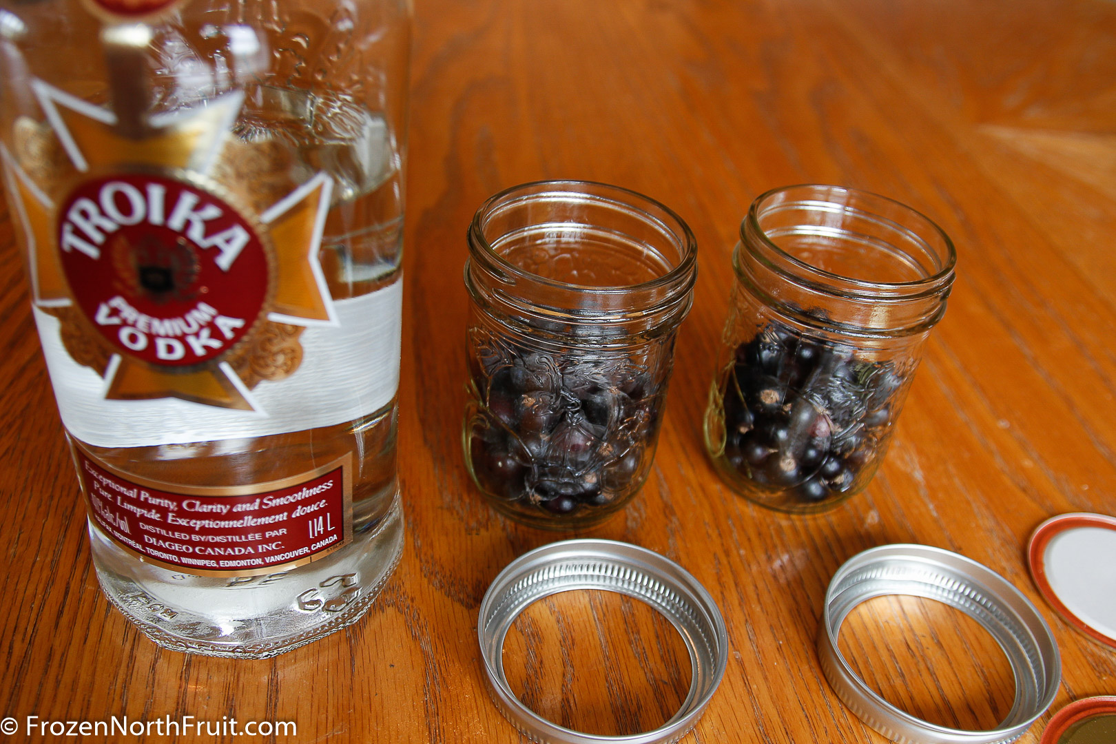 20160723 - Black currant vodka - FrozenNorthFruit - C2016